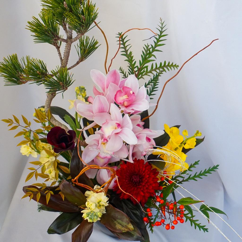 【お正月アレンジ】■トール/送料込み※着日指定なしのご注文で29日のお届け