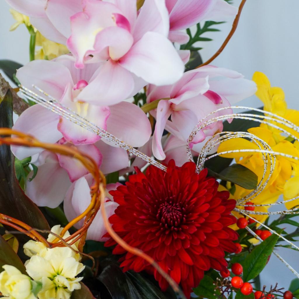 【お正月アレンジ】■トール/送料込み※着日指定なしのご注文で29日のお届け