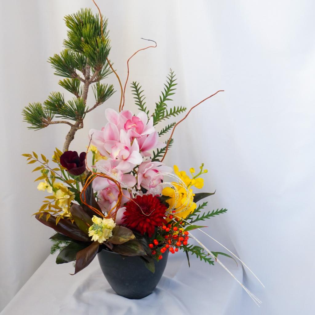 【お正月アレンジ】■トール/送料込み※着日指定なしのご注文で29日のお届け