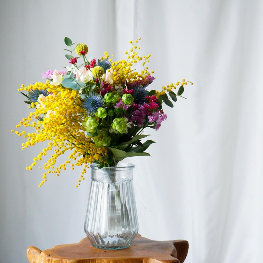 【ドライになる花束】ミモザの花束/COLORFUL 送料込み※ご注文から1~5日後発送/着日指定不可商品