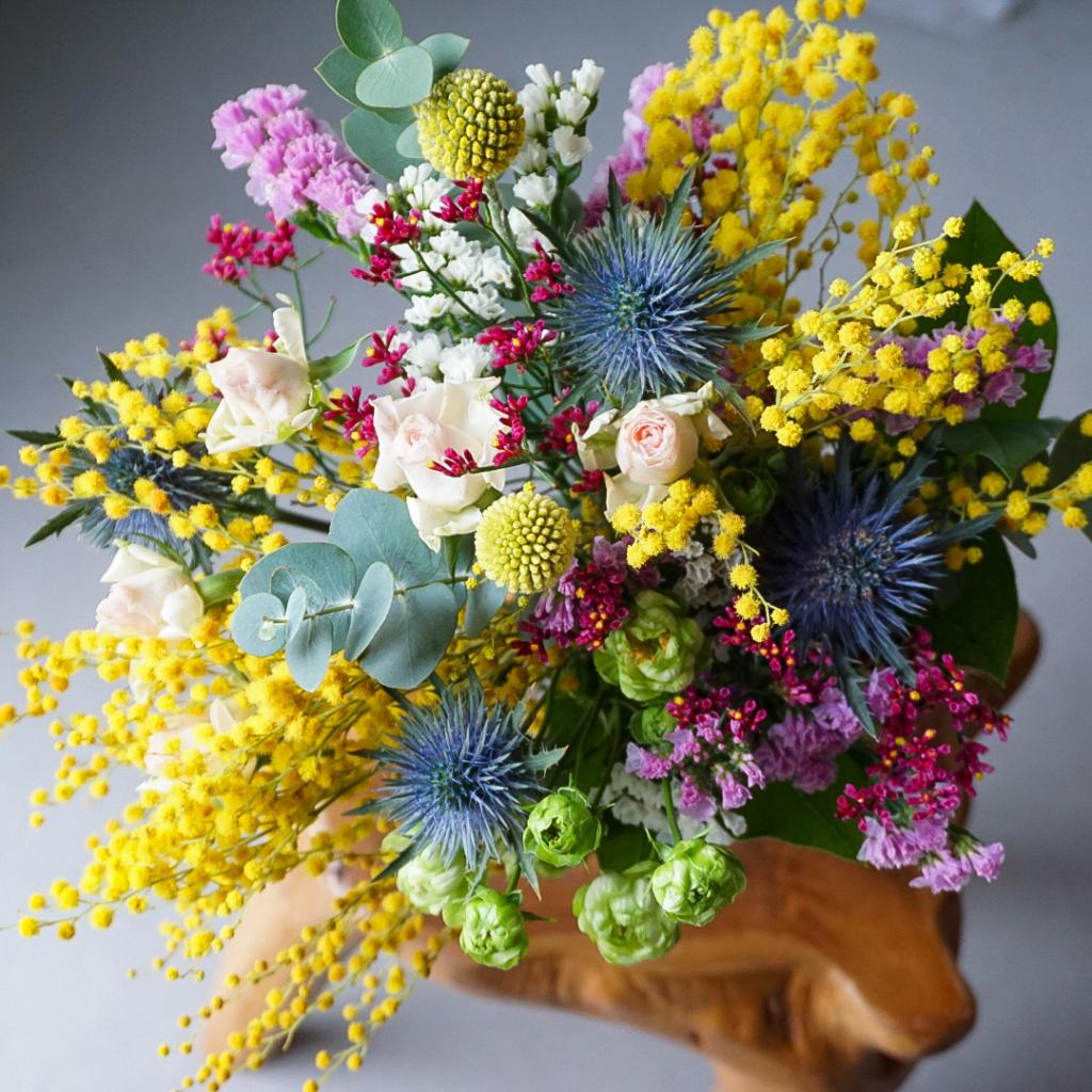 【ドライになる花束】ミモザの花束/COLORFUL 送料込み※ご注文から1~5日後発送/着日指定不可商品