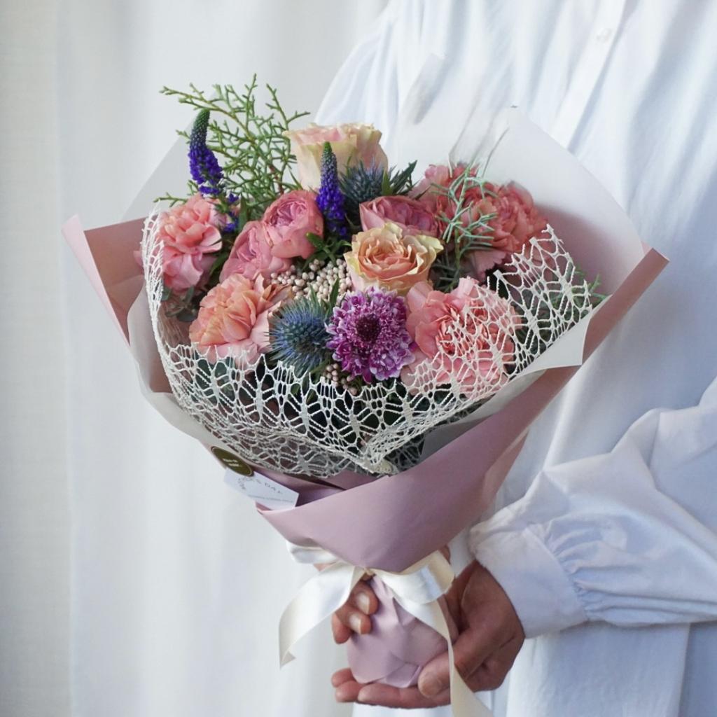 【母の日限定】カーネーションの花束 ピンク/クール便＋¥330※お届け希望日の3週間前より受付開始