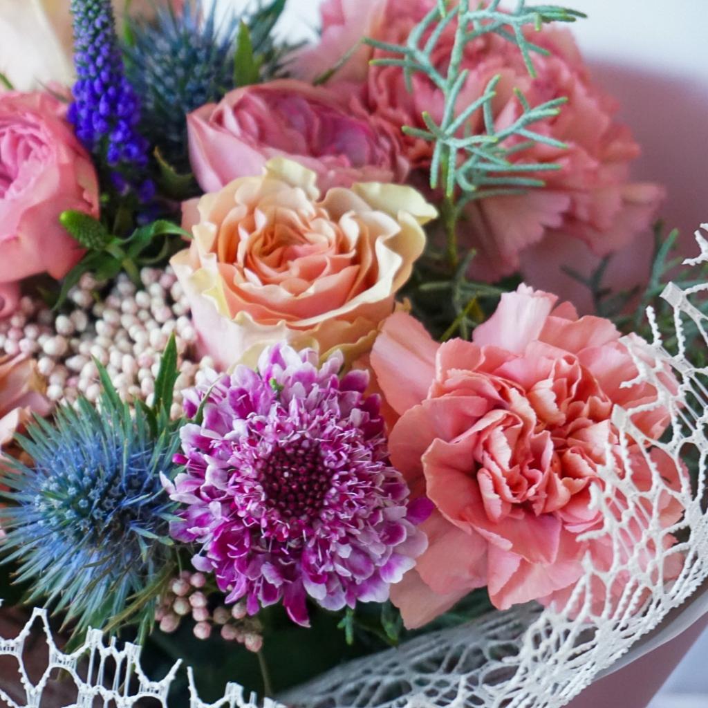 【母の日限定】カーネーションの花束 ピンク/クール便＋¥330※お届け希望日の3週間前より受付開始