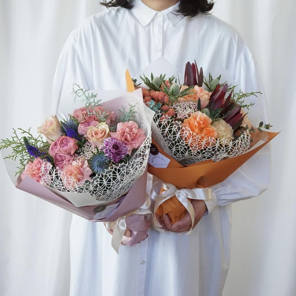 【母の日限定】カーネーションの花束 ピンク/クール便＋¥330※お届け希望日の3週間前より受付開始