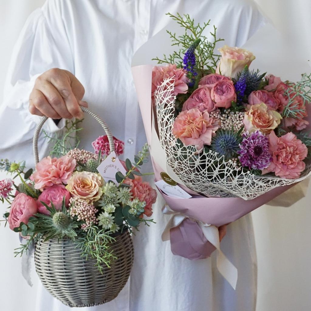 【母の日限定】カーネーションの花束 ピンク/クール便＋¥330※お届け希望日の3週間前より受付開始
