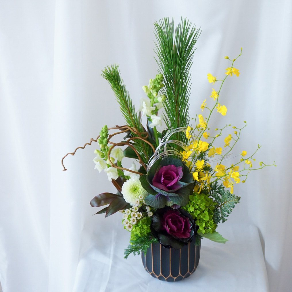 【お正月アレンジ】■トール/送料込み※着日指定なしのご注文で29日のお届け