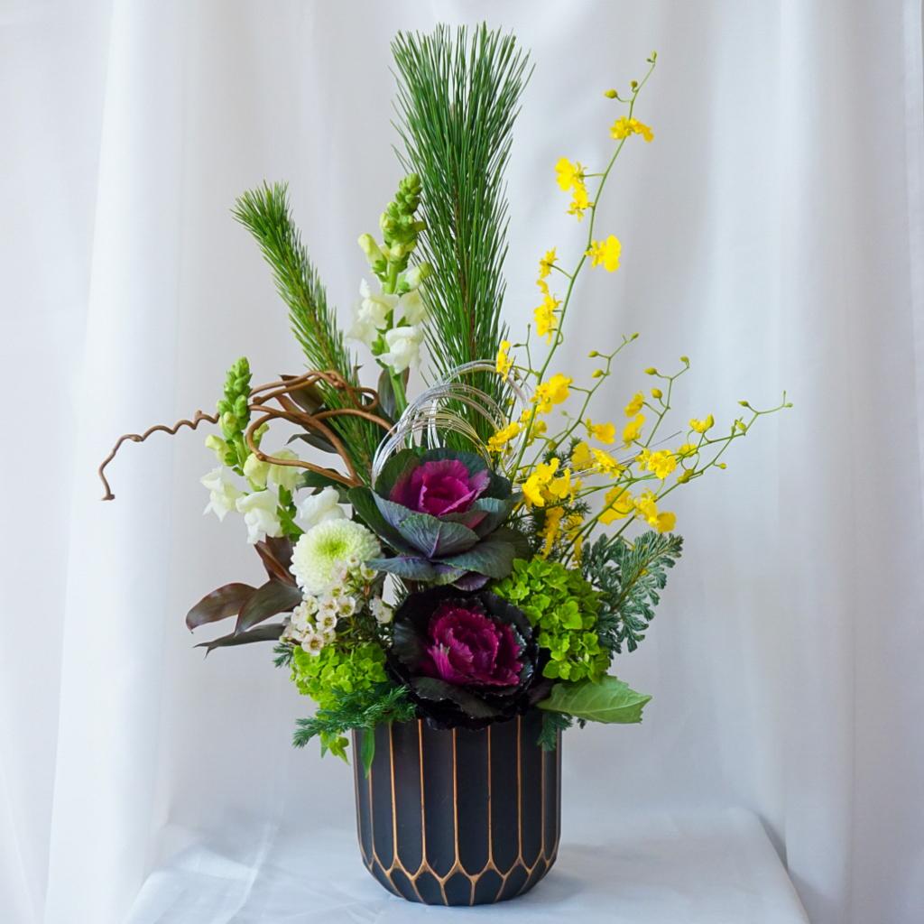 【お正月アレンジ】■トール/送料込み※着日指定なしのご注文で29日のお届け