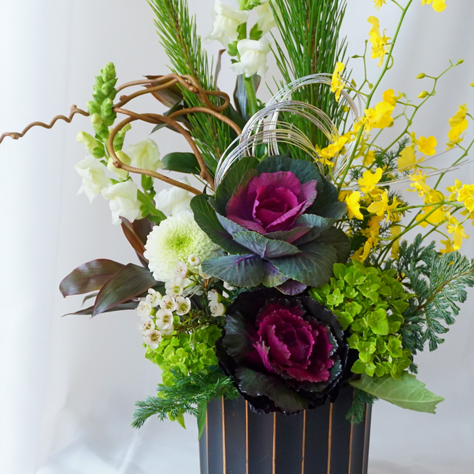 【お正月アレンジ】■トール/送料込み※着日指定なしのご注文で29日のお届け