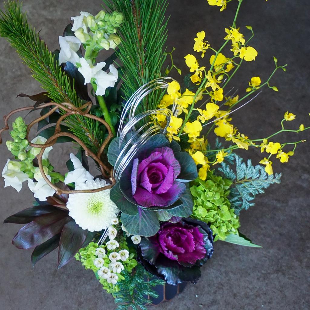 【お正月アレンジ】■トール/送料込み※着日指定なしのご注文で29日のお届け