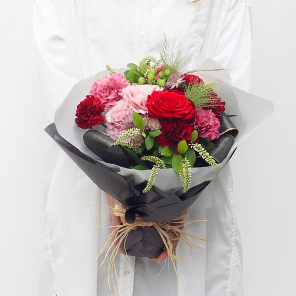 【季節の花束】レッド■Sサイズ/送料込み